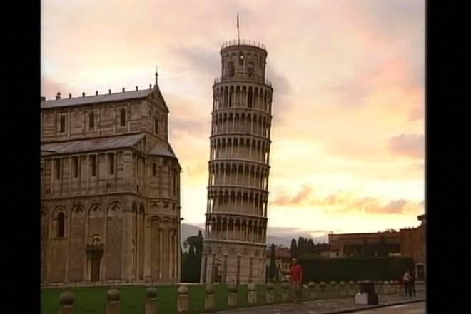 The medieval bell tower, a symbol of the power of the maritime republic of Pisa in the Middle Ages, has leaned to one side ever since building started in 1173 on ground that proved a little too soft.