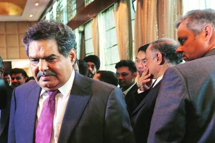 Sebi chairman Ajay Tyagi in Mumbai on Tuesday (Express Photo: Pradip Das)