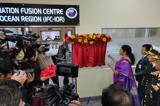The Indian Navy’s Information Fusion Centre (IFC) for the Indian Ocean Region (IOR) was inaugurated by the defence Minister Nirmala Sitharaman on Saturday. (Twitter Image) The Indian Navy’s Information Fusion Centre (IFC) for the Indian Ocean Region (IOR) was inaugurated by the defence Minister Nirmala Sitharaman on Saturday. (Twitter Image)