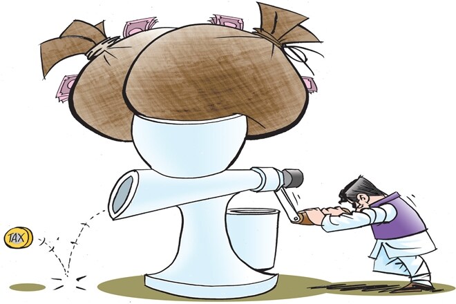 A lot has been said about tax reforms. Demonetisation has increased the number of taxpayers. GST has increased the number of tax assesses. But where are the collections? (Illustration: Rohnit phore)