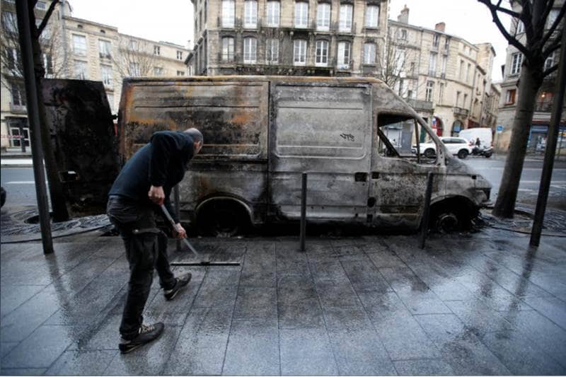 Meanwhile, France has urged US President Donald Trump not to interfere in the internal politics of the country. This comes after Trump had posted tweets about the protests rocking the country and attacked the Paris climate agreement. (Image: Reuters)