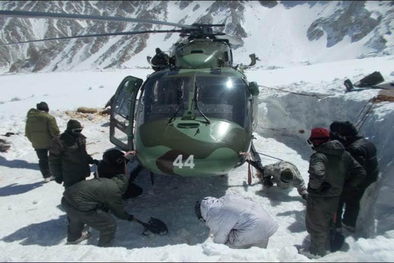 The plan to get back the helicopter was started in February. (Image: MoD)
