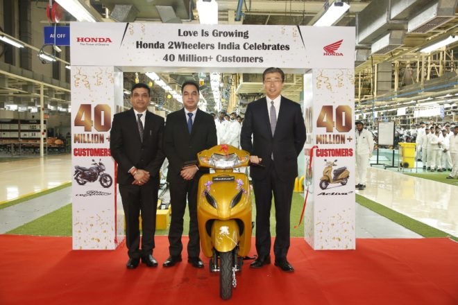 Honda Motorcycles sold 4 bikes every minute in India for 18 years: 4 crore in total!