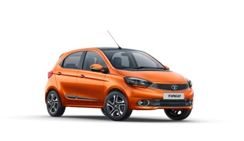 Tata Tiago XZ+ launched at Rs 5.57 lakh: New Infotainment, Projector Headlamps and alloys for Santro rival!