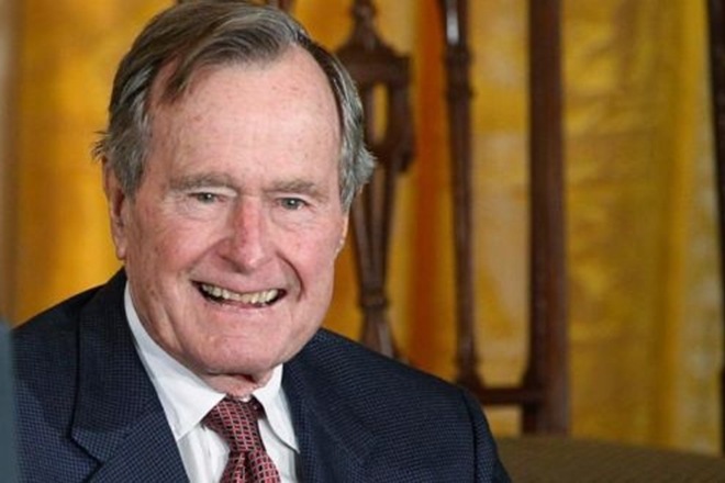 Former President George H W Bush (Reuters)