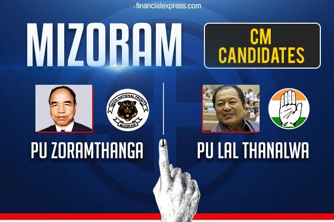 Mizoram Election results 2018: MNF is surging ahead having a lead in 21 of the 40 seats in Assembly. 