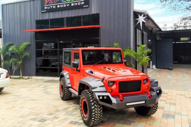 Mahindra Thar that looks like a Jeep Wrangler! Amazing car modification!