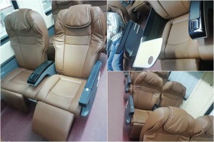 Executive seats of new Tejas Express will stun you Executive seats of new Tejas Express will stun you
