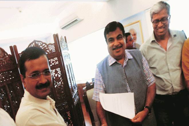 Nitin Gadkari, Arvind Kejriwal , BJP, Satyapal Singh, Manish Sisodia, Delhi government Nitin Gadkari, Arvind Kejriwal , BJP, Satyapal Singh, Manish Sisodia, Delhi government