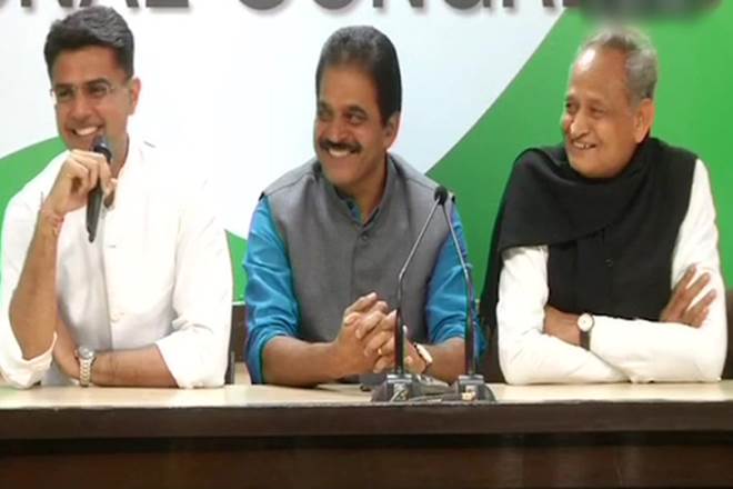 Rahul Gandhi picked Ashok Gehlot as Chief Minister and Sachin Pilot to be Deputy CM. 
