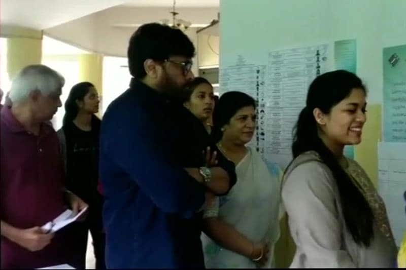 telangana elections, telangana election survey 2018, telangana election results date, telangana election candidates list 2018, ntr jr, ntr jr voting, allu arjun, chiranjeevi actor, SS rajamouli telangana elections images, telangana elections polling time