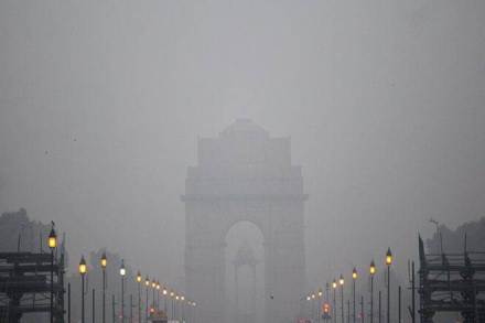 All departures at the the Indira Gandhi International Airport (IGI) were suspended for over an hour as dense fog delayed 45 flights.