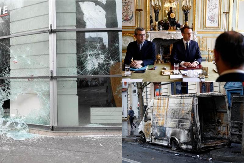 Amid ongoing protests from across the country, French President Emmanuel Macron is likely to address the nation today. The move is expected to break the aggravating crisis which has shaken the government and the country. According to reports, the President will speak from the presidential Elysee Palace at 8 pm (1900 GMT). (Image: Reuters)