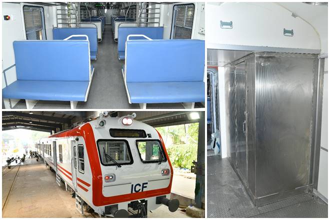 It has been manufactured at the Integral Coach Factory (ICF), Chennai, which is also the pioneer of the engineless Train 18. It has been manufactured at the Integral Coach Factory (ICF), Chennai, which is also the pioneer of the engineless Train 18.
