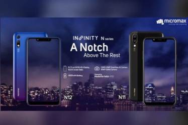 Micromax, Micromax Notch series, Micromax n series, Micromax Infinity N11, Infinity N12
