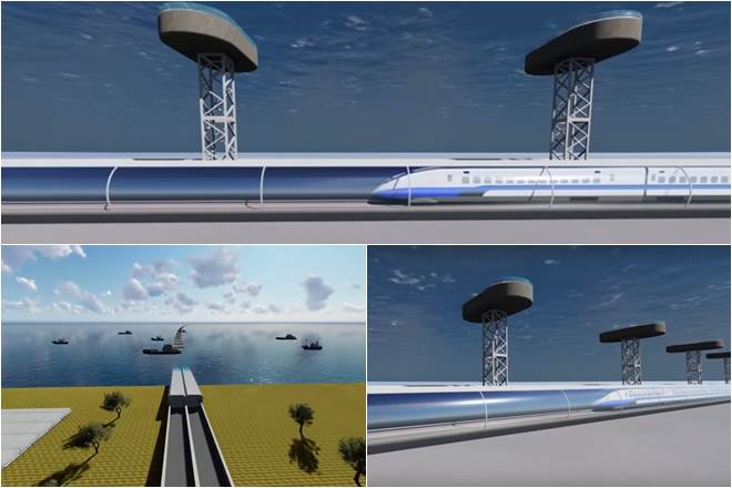 Mumbai to UAE in underwater bullet train