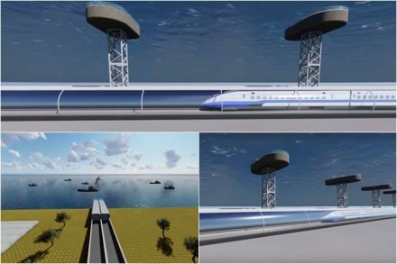 Mumbai to UAE in underwater bullet train
