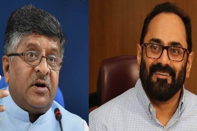 Ravi Shankar Prasad, Rajeev Chandrasekhar , snooping row, digital sexual of children, rajya sabha, bjp, rajya sabha, parliament