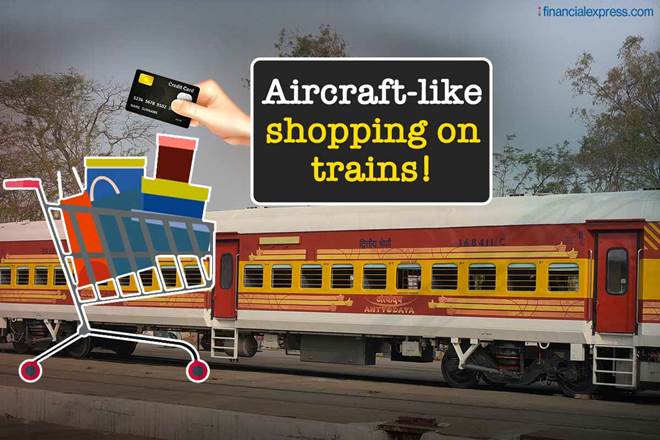 Shop on Indian Railways trains