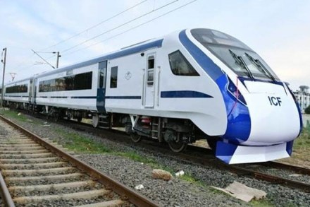 Train 18 is developed with composite materials which makes it fire proof