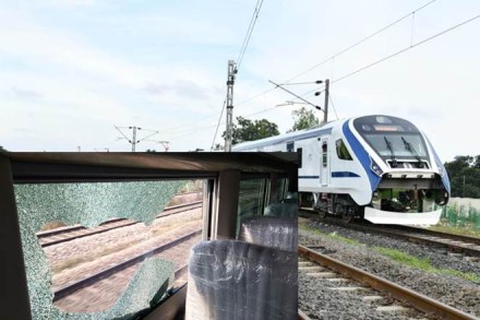 Train 18 damaged Train 18 damaged