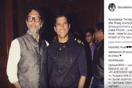 Farhan Akhtar to play boxer in Rakeysh Omprakash Mehra’s ‘Toofan’