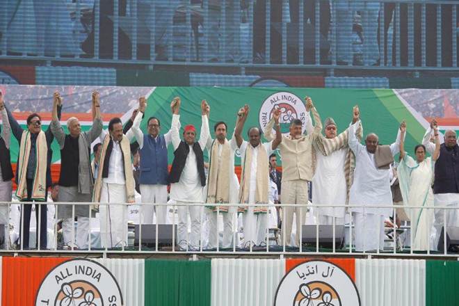 Over 20 leaders, including two from the Congress, attended the show of unity organised by Trinamool Congress leader and West Bengal Chief Minister Mamata Banerjee (Twitter) 