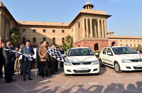 Finance Ministry goes all-electric: Vehicle fleet replaced with 15 Mahindra eVerito EVs