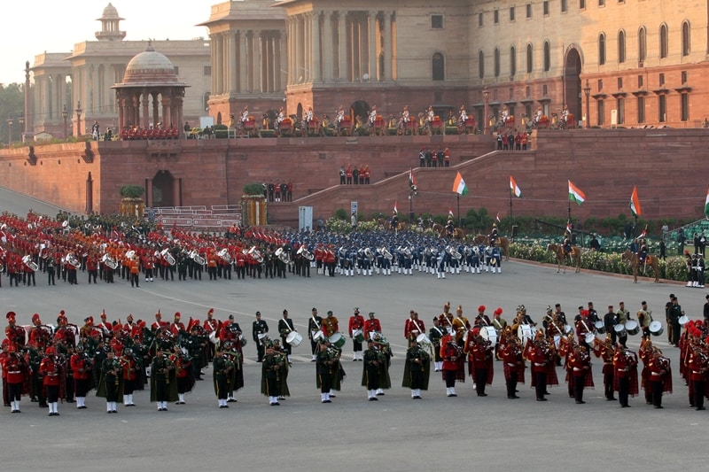 Since 2016, bands from different Indian security forces have also participated in the event.
