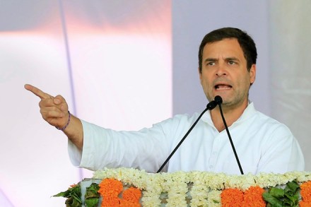 Rahul Gandhi yesterday visited Amethi for campaigning for the general elections. (PTI Photo) Rahul Gandhi yesterday visited Amethi for campaigning for the general elections. (PTI Photo)