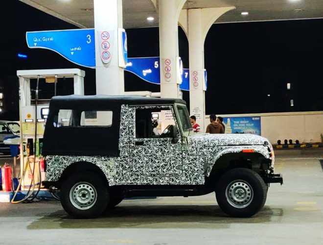 2020 Mahindra Thar spotted on test: Wider, more luxurious with Independent rear suspension!