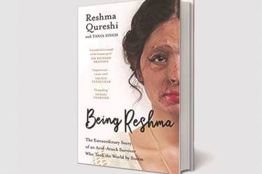 A book on acid attack survivor Reshma Qureshi, starts with her as a young girl 
