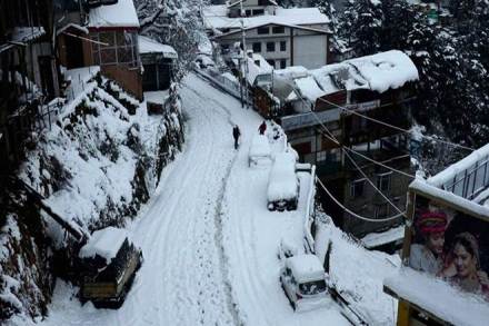 snowfall in himachal pradesh, MET department, Manali, Shimla, manali, Mandi district, Dalhousie