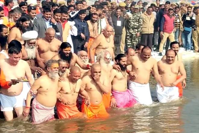 Kumbh Mela 2019, Yogi Adityanath, Sangam, Ganga Expressway, Allahabad, Uttar Pradesh Kumbh Mela 2019, Yogi Adityanath, Sangam, Ganga Expressway, Allahabad, Uttar Pradesh