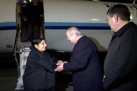 Sushma Swaraj, Sushma Swaraj Uzbekistan visit, India Central Asia Dialogue, Ministry of External Affair, Narendra Modi Sushma Swaraj, Sushma Swaraj Uzbekistan visit, India Central Asia Dialogue, Ministry of External Affair, Narendra Modi