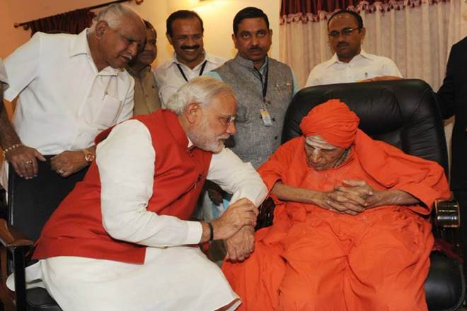 Narendra Modi, Shivakumara Swami death, Lingayat seer, Siddaganga Math, latest news on Shivakumara Swami
