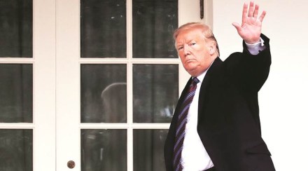 US President Donald Trump 