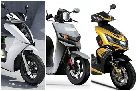 Top electric scooters in India