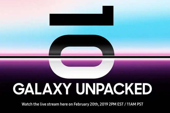 Samsung Galaxy S10 is coming on February 20