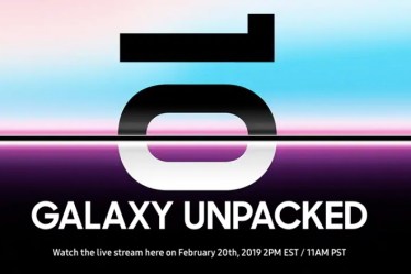 Samsung Galaxy S10 is coming on February 20