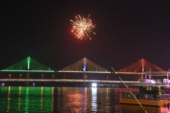 The cable-stayed bridge, which is 5.1 km long, four-lane, will be beneficial for the people of Goa as well as for the tourists coming to the state as it will ease traffic congestion. The cable-stayed bridge, which is 5.1 km long, four-lane, will be beneficial for the people of Goa as well as for the tourists coming to the state as it will ease traffic congestion.