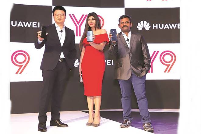 Tornado Pan, country manager, Consumer Business Group, Huawei India, at the launch of Y9 2019 in New Delhi