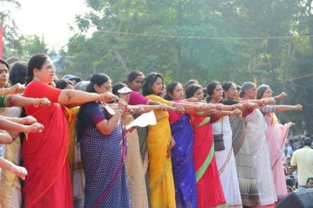 The 'Women's wall' was planned by Left government in Kerala