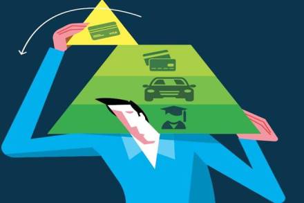 It is just contrary to what many people believe —one should pay off the debt with the higher interest rate first to get out of debt quickly. (Illustration: Shyam Kumar Prasad)