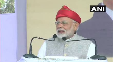 The country's ranking has jumped 75 places in the World Bank's ease of doing business rankings, Modi said. India is now ranked 77th in the list. (ANI)
