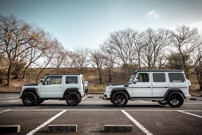 Using some help from the concept of perspective, the two look pretty much the same in some of the images. But when looked at from the side or when parked exactly next to each other, the full scale of how great it looks unveils.