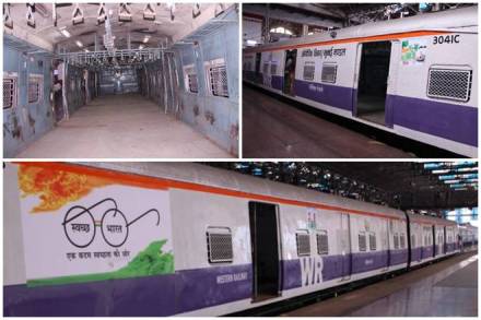 The muck special train has been introduced by the railways to transport garbage collected from the railway tracks. The muck special train has been introduced by the railways to transport garbage collected from the railway tracks.