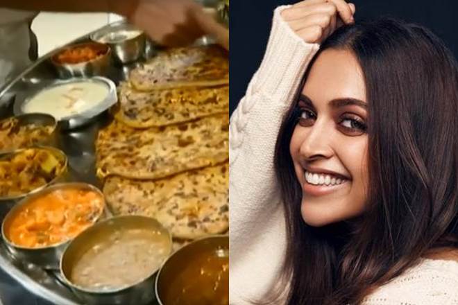 Deepika Padukone, Deepika Padukone thali, Deepika Padukone parantha, Deepika Padukone parantha thali, Aaoji Khaoji restaurant, entertainment news