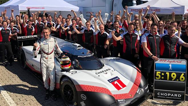 porsche 919 hybrid evo nurburgring record