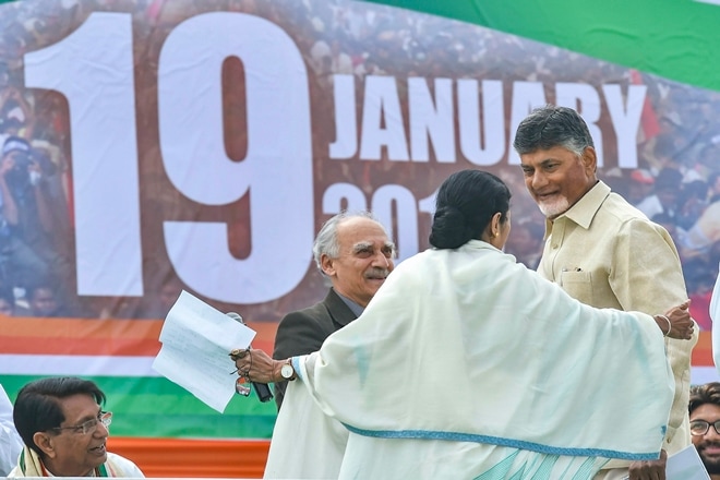 opposition rally in kolkata, opposition mega rally in kolkata, mamata banerjee, tmc, chandrababu naidu